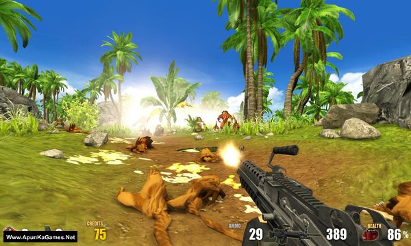 Action Alien: Tropical Mayhem Screenshot 1