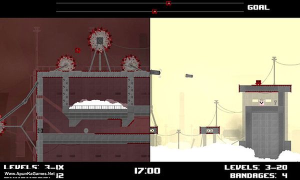 Super Meat Boy Race Mode Screenshot 1, Full Version, PC Game, Download Free