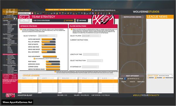 Draft Day Sports: Pro Basketball 2019 Screenshot 3, Full Version, PC Game, Download Free