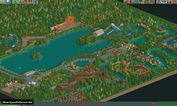 RollerCoaster Tycoon 2: Triple Thrill Pack Screenshot 1, Full Version, PC Game, Download Free