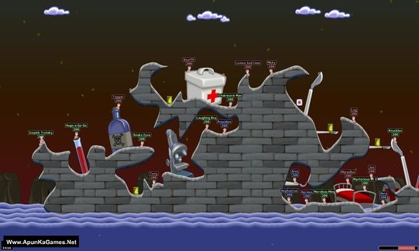 Worms World Party Remastered Screenshot 1, Full Version, PC Game, Download Free