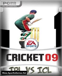 EA Sports Cricket 2009 IPL vs ICL Cover, Poster, Full Version, PC Game, Download Free