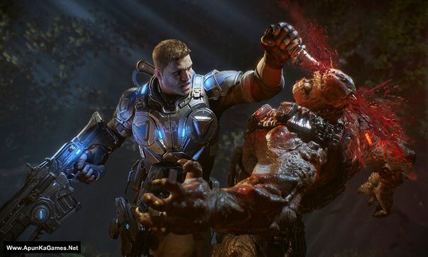 Gears Of War 4 Gameplay, Core I5 3570 + RX 560 4GB