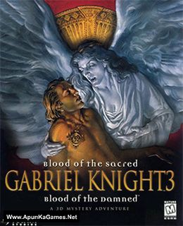 Gabriel Knight 3: Blood of the Sacred, Blood of the Damned Cover, Poster, Full Version, PC Game, Download Free