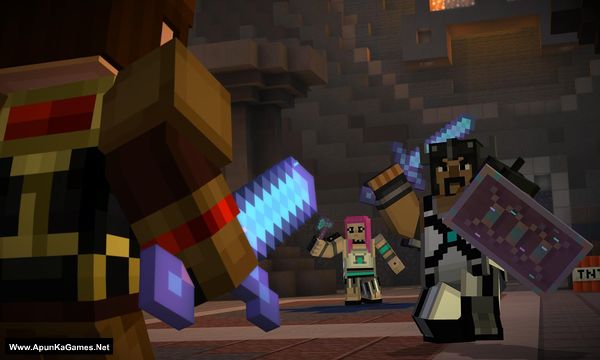 Minecraft: Story Mode Screenshot 1, Full Version, PC Game, Download Free