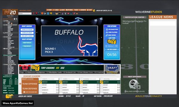 Draft Day Sports: Pro Football 2020 Screenshot 3, Full Version, PC Game, Download Free