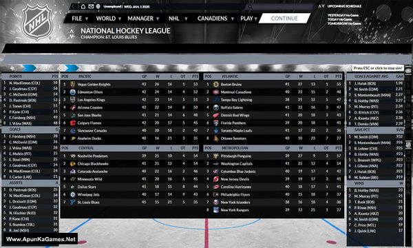 Franchise Hockey Manager 6 Screenshot 3, Full Version, PC Game, Download Free