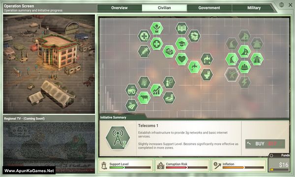 Rebel Inc: Escalation Screenshot 2, Full Version, PC Game, Download Free