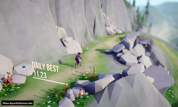 Lonely Mountains: Downhill Screenshot 1, Full Version, PC Game, Download Free