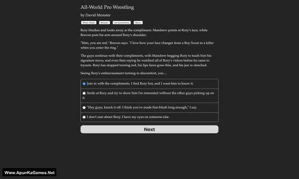 All World Pro Wrestling Screenshot 2, Full Version, PC Game, Download Free