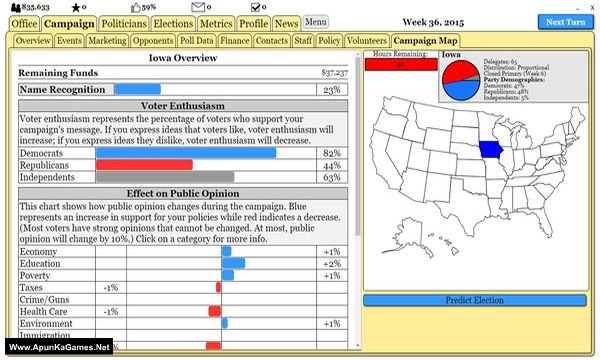 The Political Process Screenshot 1, Full Version, PC Game, Download Free