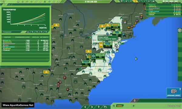 Transport INC Screenshot 1, Full Version, PC Game, Download Free