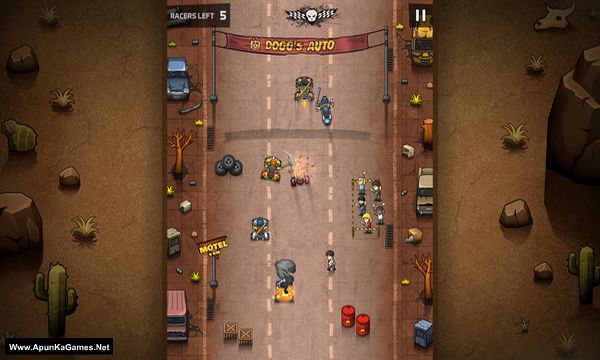 Rude Racers: 2D Combat Racing Screenshot 1, Full Version, PC Game, Download Free