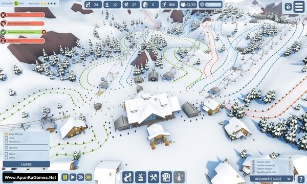 Snowtopia: Ski Resort Tycoon Screenshot 1, Full Version, PC Game, Download Free