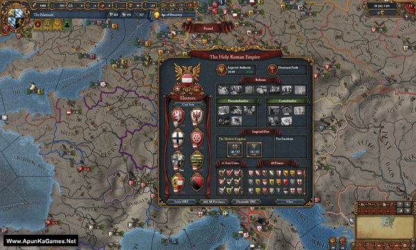 Europa Universalis IV: Emperor Screenshot 1, Full Version, PC Game, Download Free