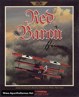 Red Baron 1990 Cover, Poster, Full Version, PC Game, Download Free