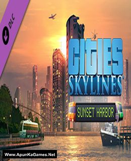 Cities: Skylines Sunset Harbor Cover, Poster, Full Version, PC Game, Download Free