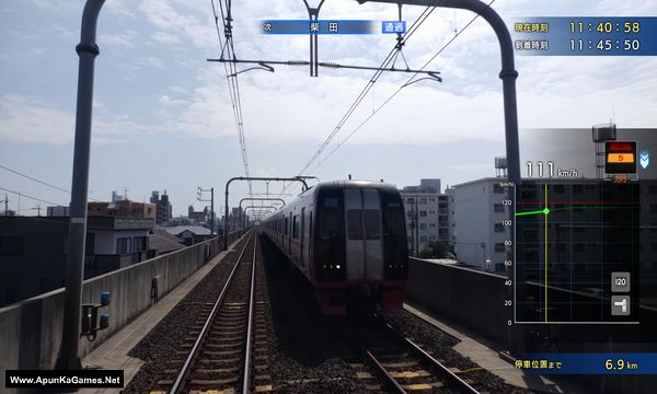 Japanese Rail Sim: Operating the MEITETSU Line Screenshot 1, Full Version, PC Game, Download Free