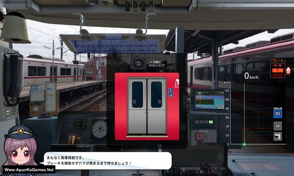 Japanese Rail Sim: Operating the MEITETSU Line Screenshot 3, Full Version, PC Game, Download Free