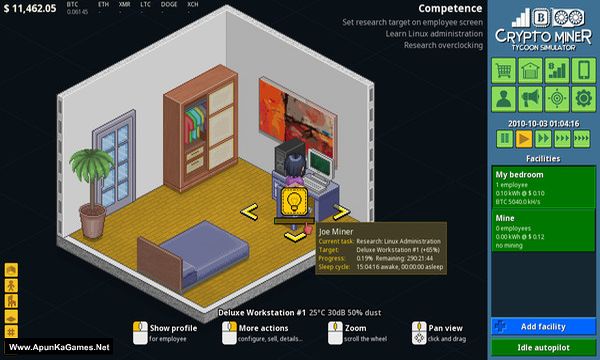 Crypto Miner Tycoon Simulator Screenshot 1, Full Version, PC Game, Download Free