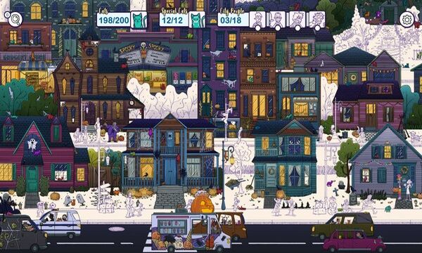 Hidden Cats in Spooky Town Screenshot 3, Full Version, PC Game, Download Free