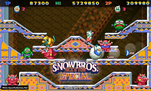 Snow Bros. Special Anniversary Edition Screenshot 1, Full Version, PC Game, Download Free