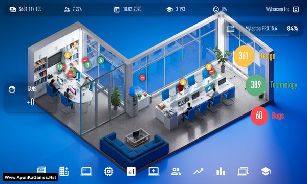 Laptop Tycoon Screenshot 1, Full Version, PC Game, Download Free