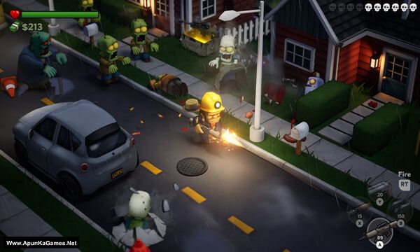 Zombieville USA 3D Screenshot 1, Full Version, PC Game, Download Free