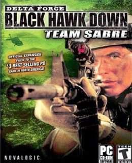 Delta Force Black Hawk Down Team Sabre cover new